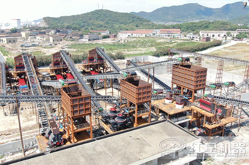 四川客戶機(jī)制砂廠實(shí)拍圖