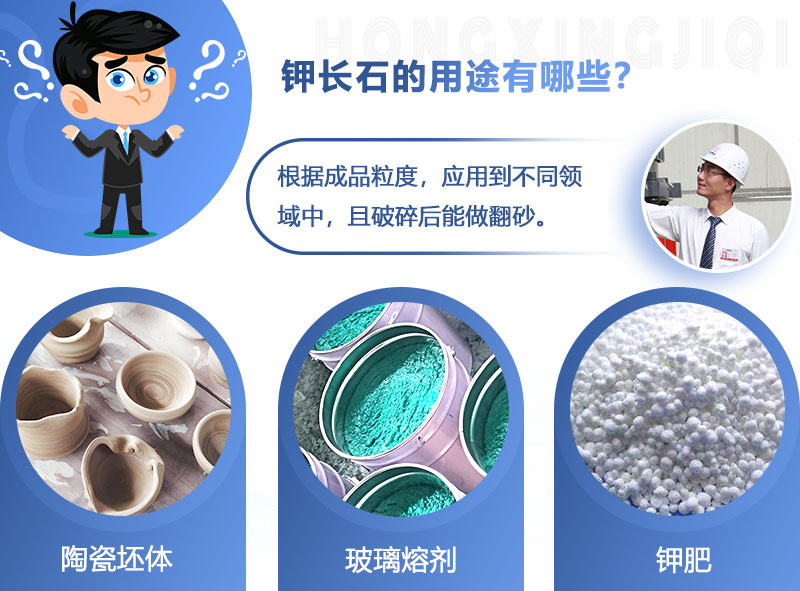 鉀長(zhǎng)石粉的用途